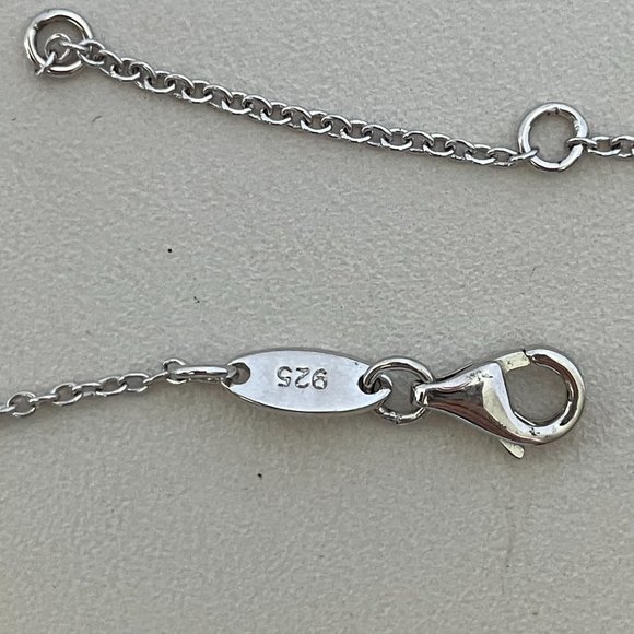 Lafonn CZ 925 Sterling Silveer necklace 17" - Picture 4 of 5